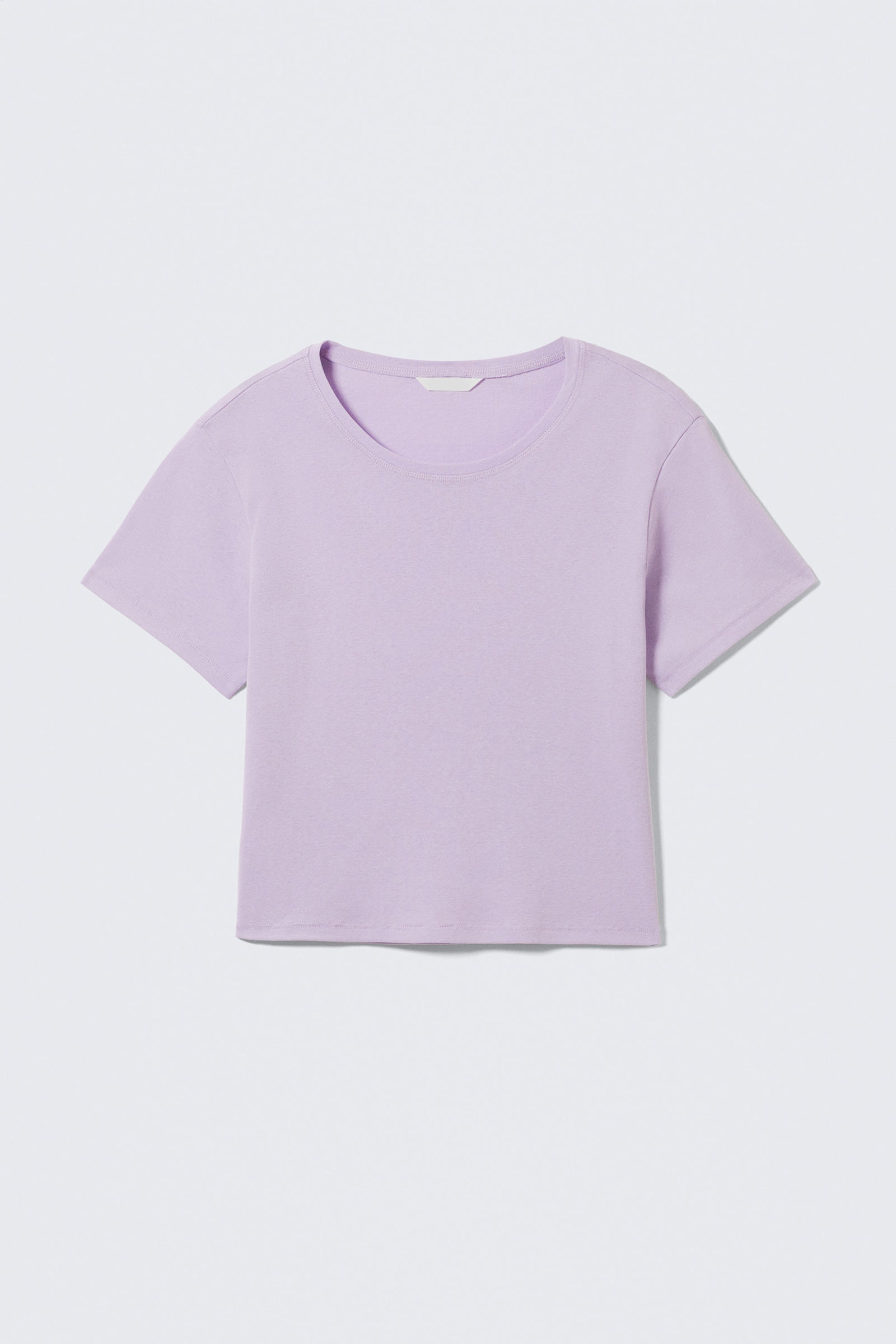 Round Neck Cropped T-Shirt