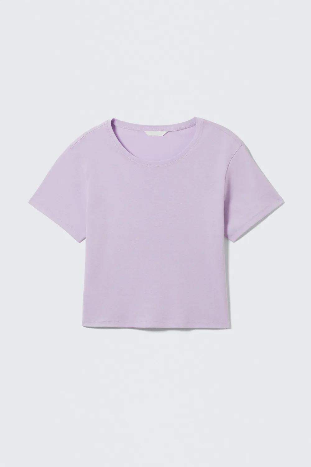 Round Neck Cropped T-Shirt