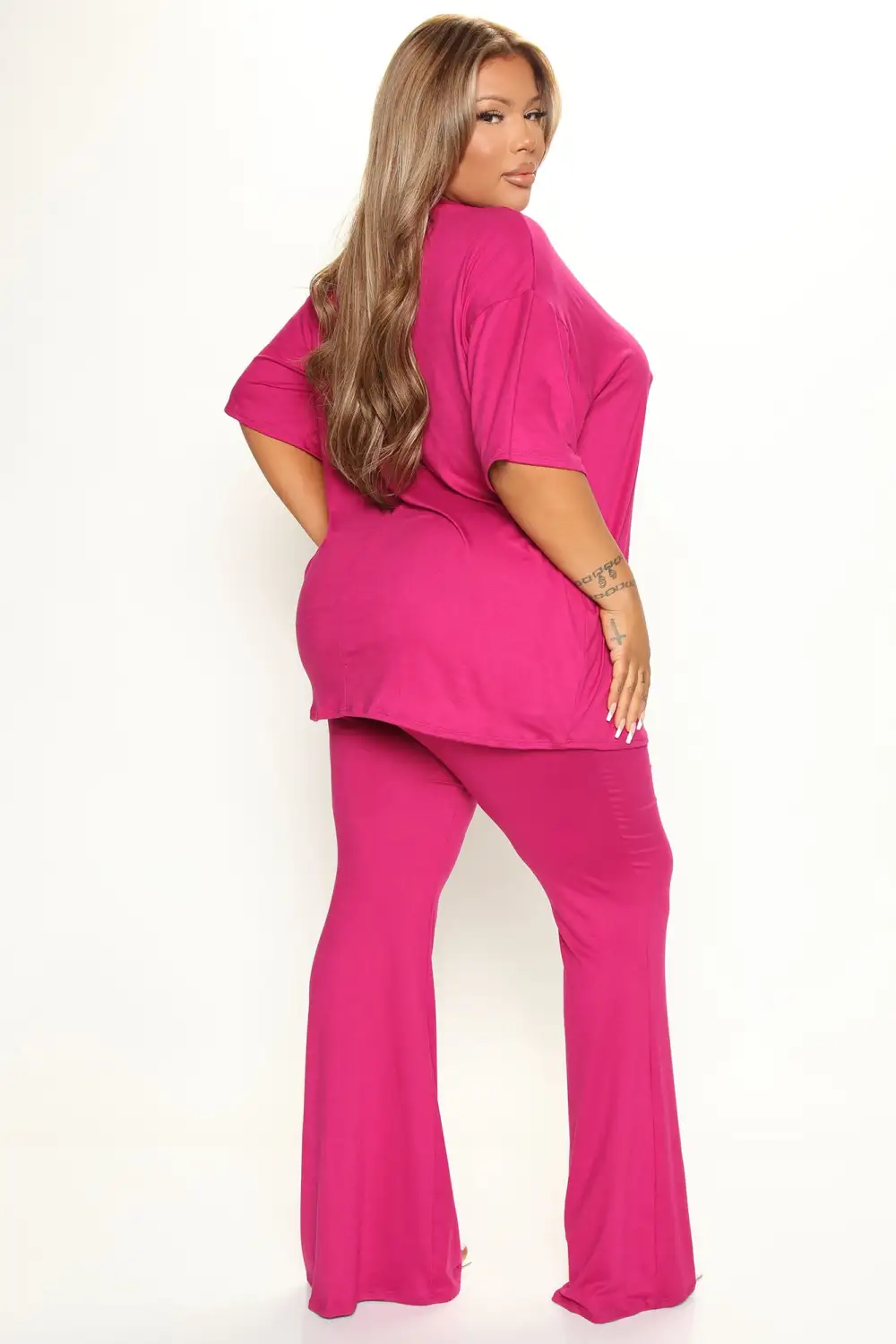 Feel A Way Pant Set - Magenta