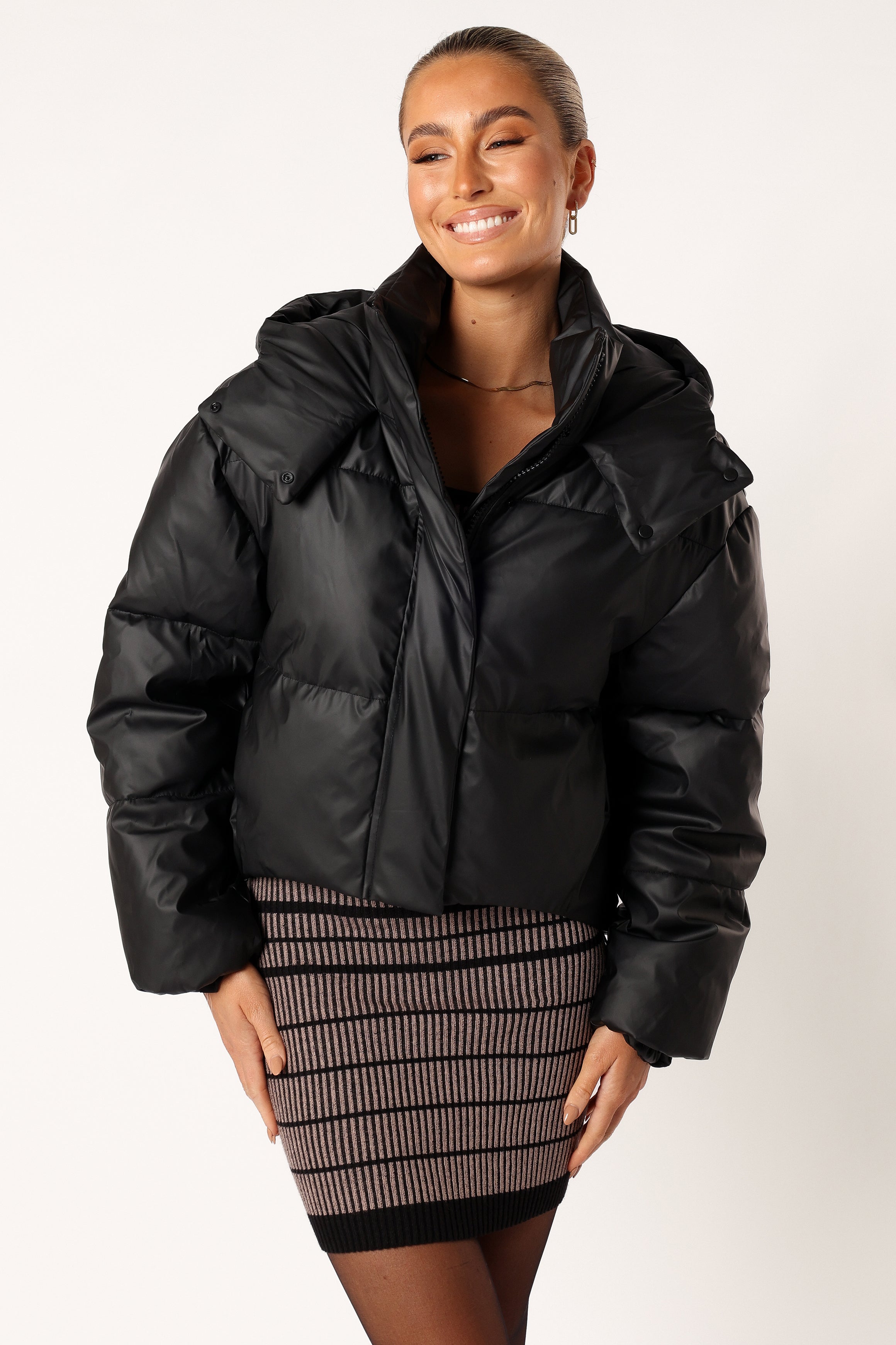 Tania Puffer Jacket - Black