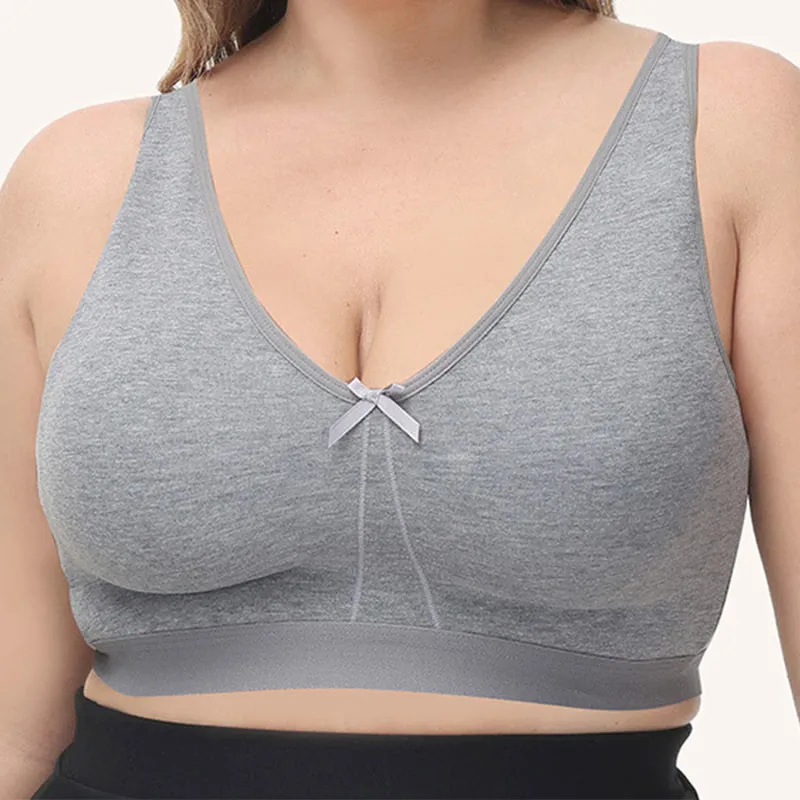 Seamless Cotton Wireless Bra