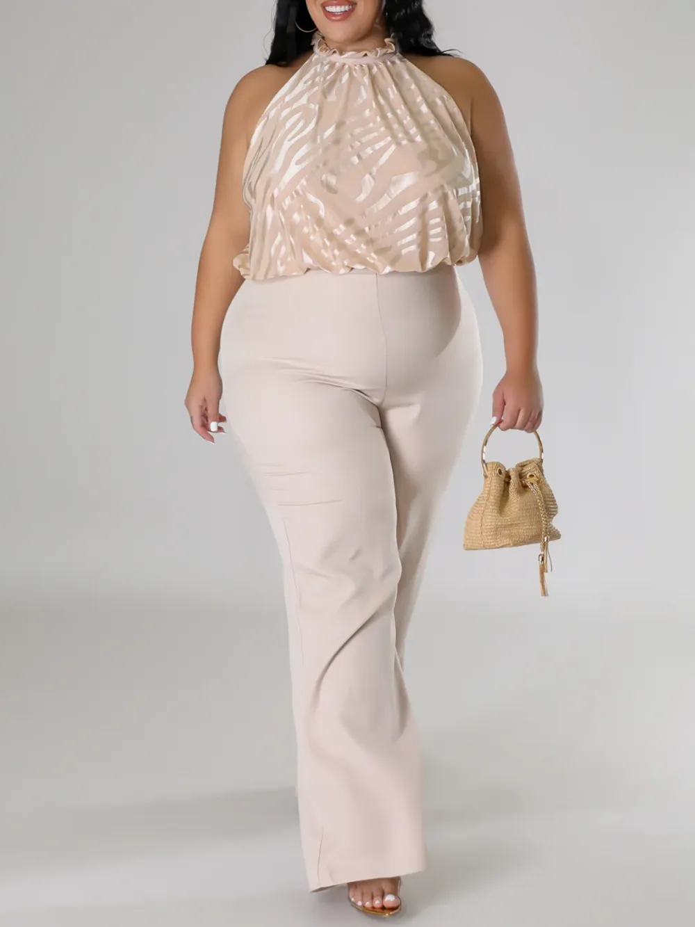 Plus-Size Fashion Pantsuit For Women