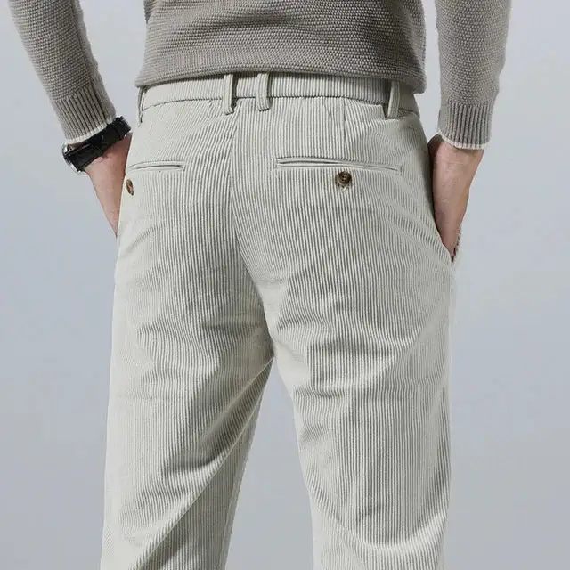 Men's Tailored Corduroy Casual Pants
