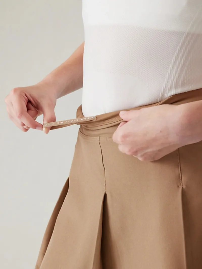 PLEATED UNIFORM SKORT