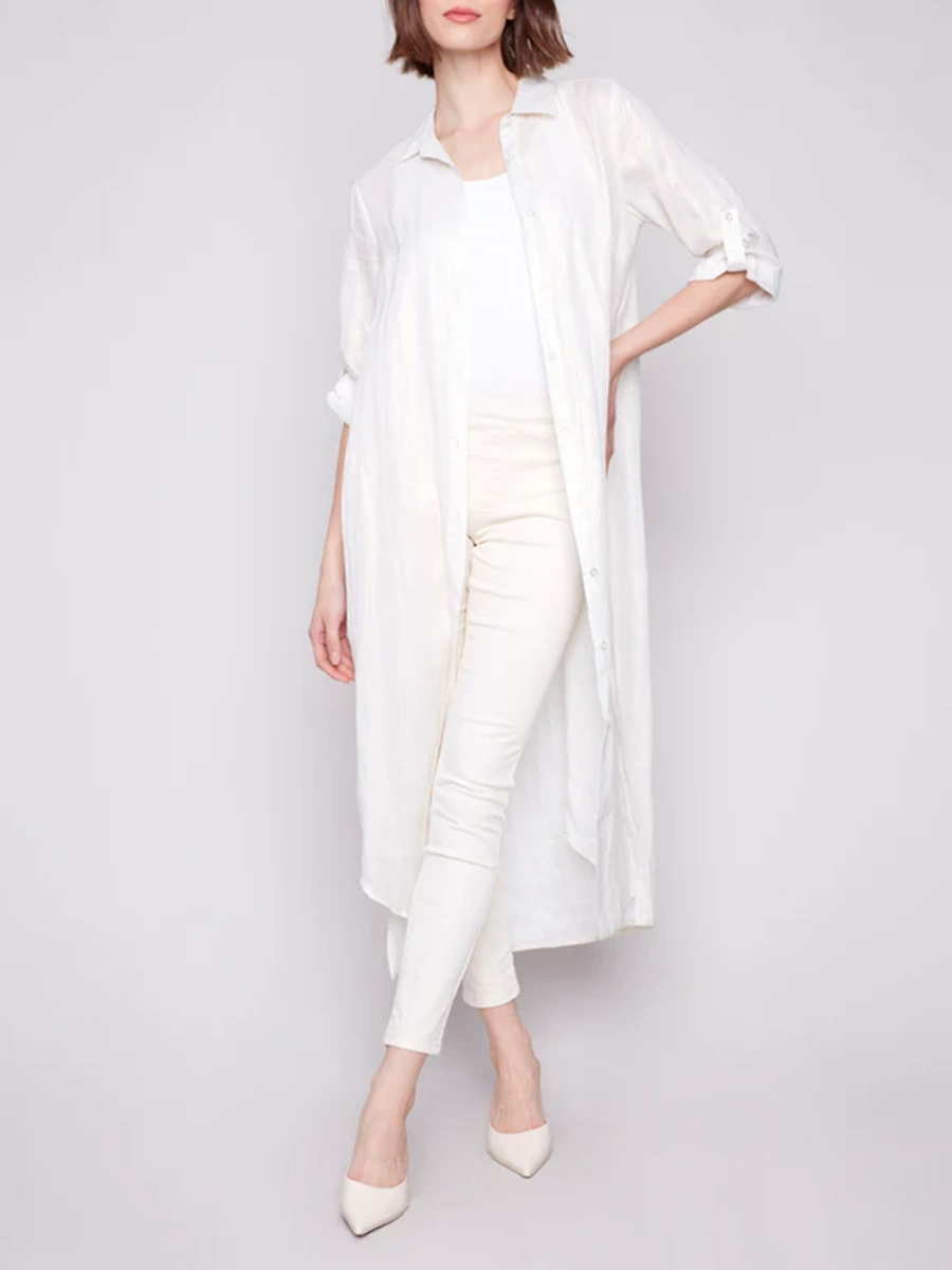 Elegant Solid Color Waist Dress For Women