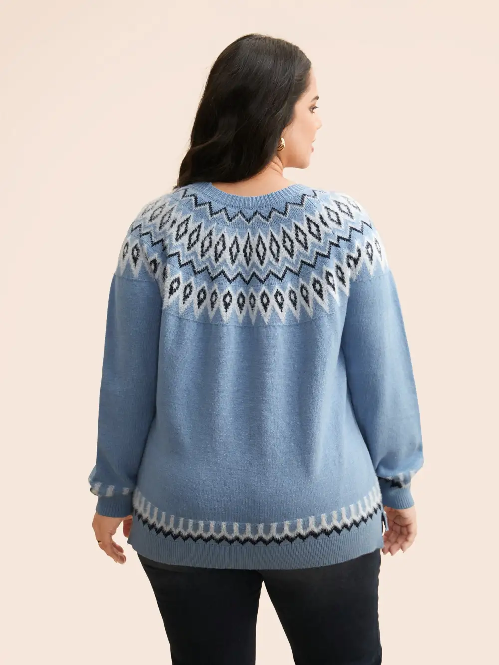 Supersoft Essentials Boho Print Raglan Sleeve Pullover