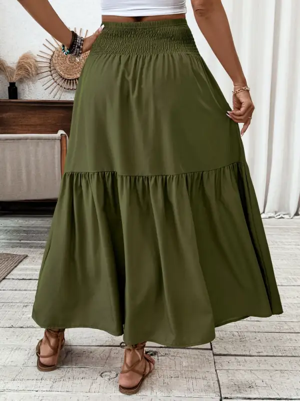 Tiered Smocked Skirt