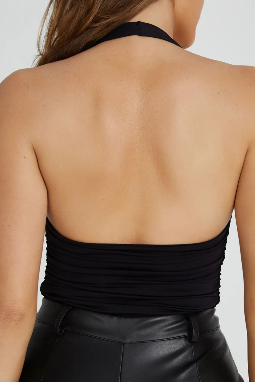 Recycled Nylon Halter Top