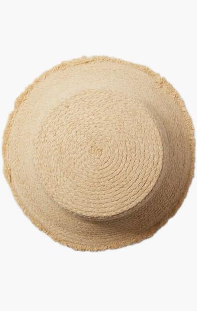 Natural Fur Brimmed Bucket Hat