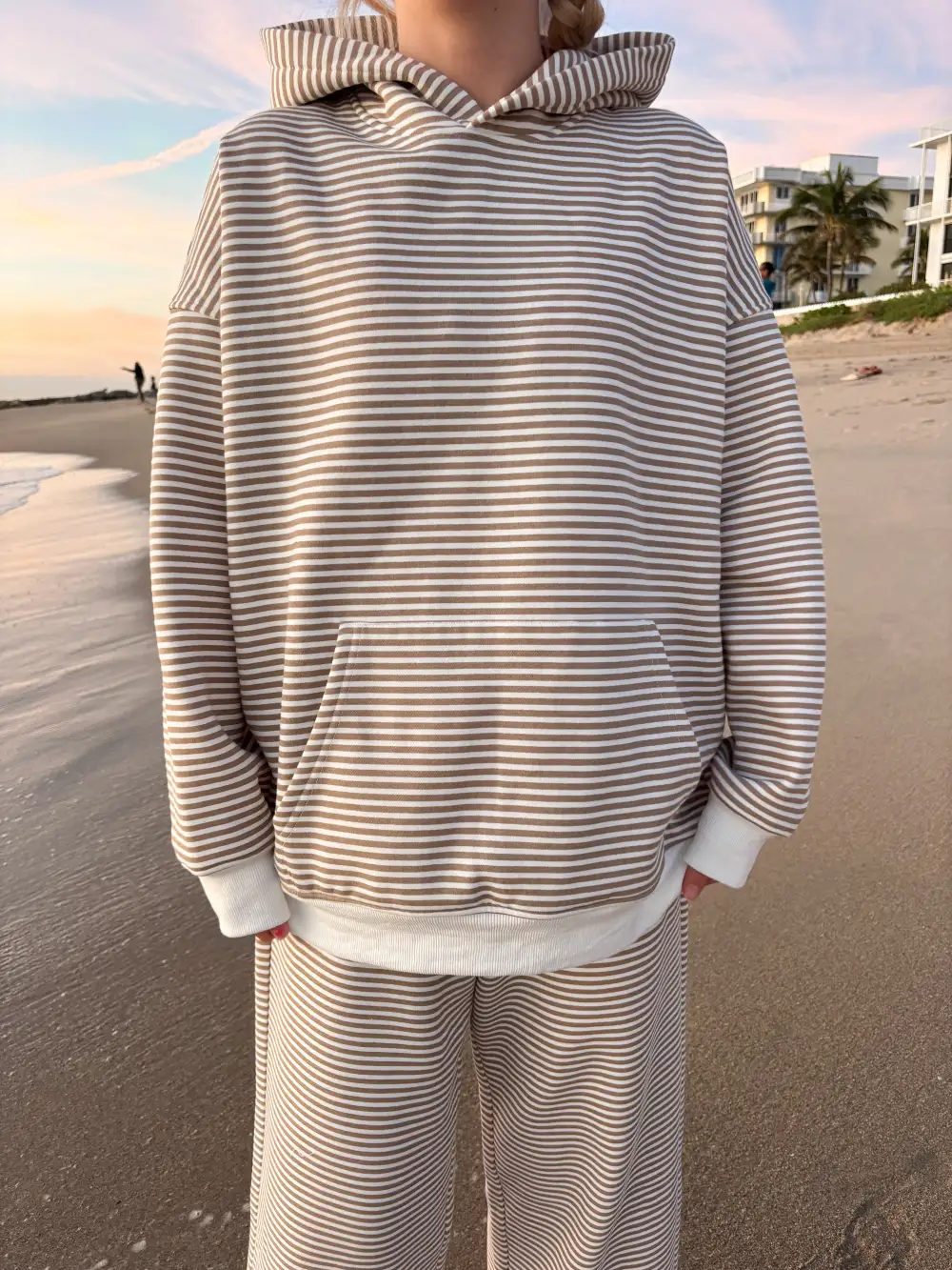 And Big Striped Hoodie