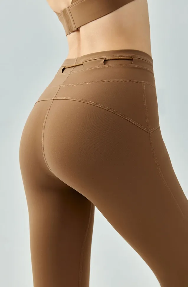 High Waist Flared Yoga Pants