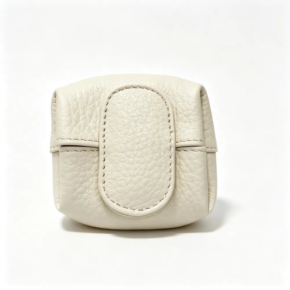 Japanese Style Color-Block Genuine Leather Women's Box Coin Purse