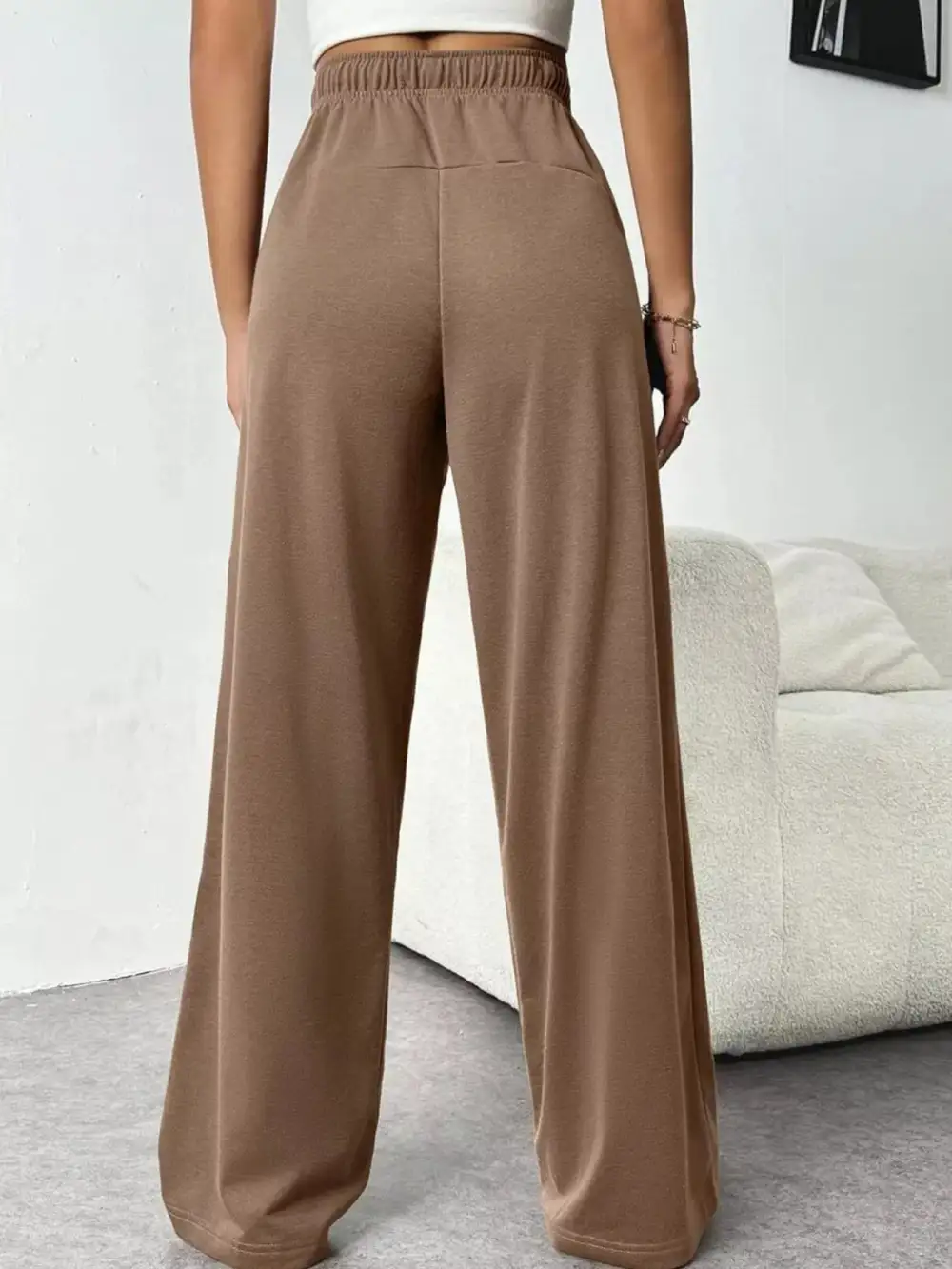 Everyday Drawstring Wide Leg Pants
