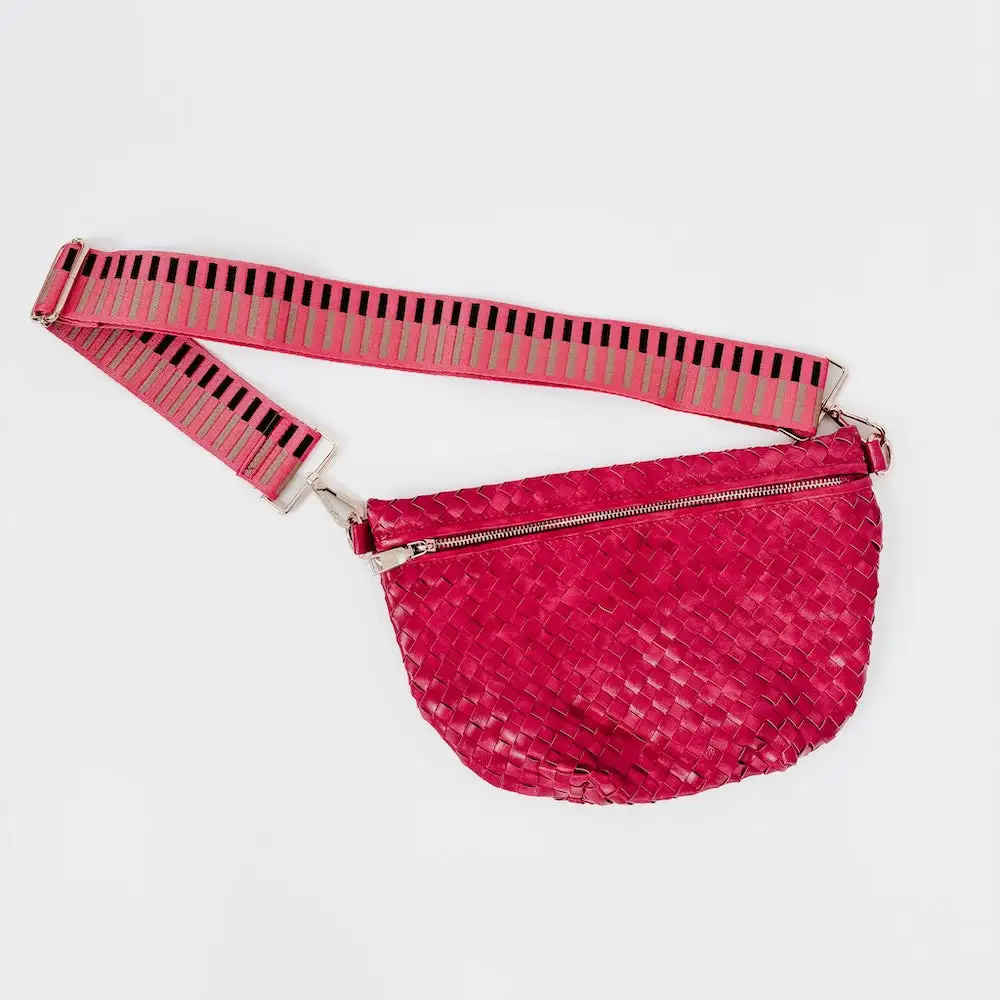 Woven Leather Everyday Bag