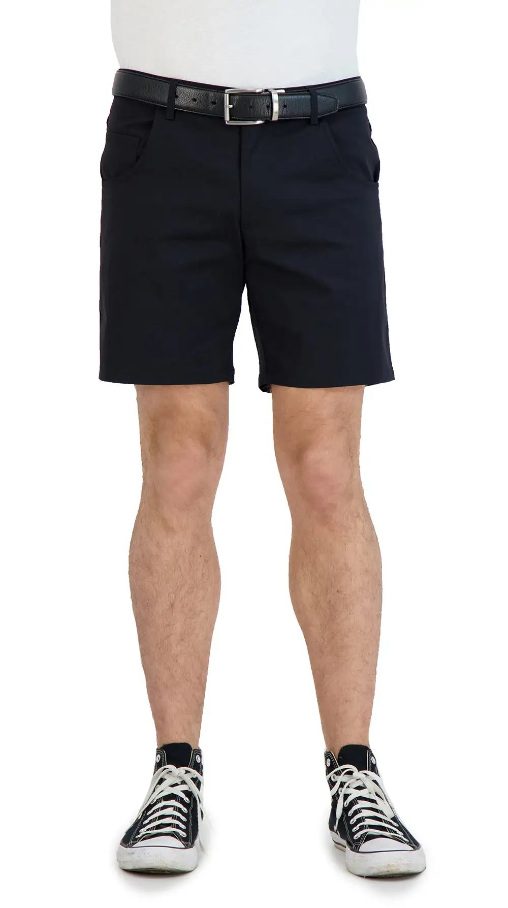 Stretch Denim Shorts