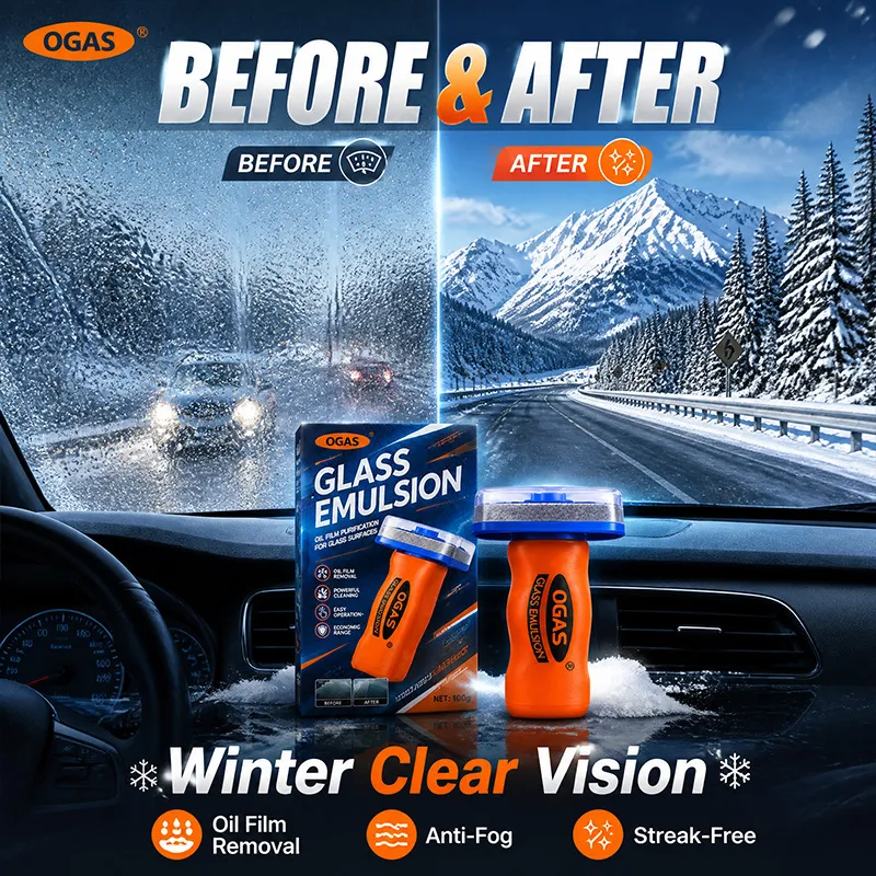 Automotive Handheld Oil Flmr Cream,Glass DecontaminationWithoutTraces,Window Oil Film Cleaning,FastCleaning, CompactAnd Easy To Cary-100g Degreaser Cleaner