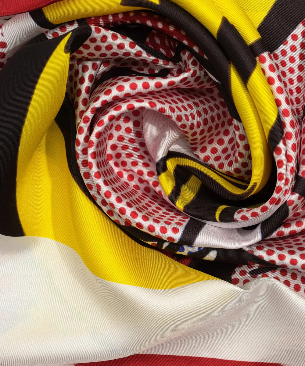 Casual Style Art Graphic Slight Stretch Scarf