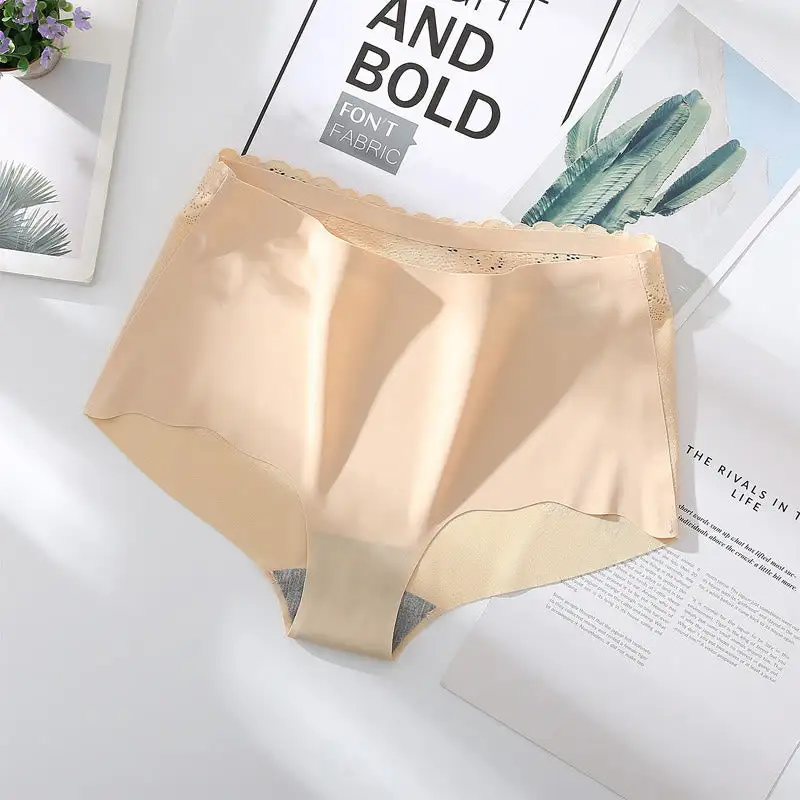 Everyday Plus Size High Waist Seamless Breathable Brief Panty