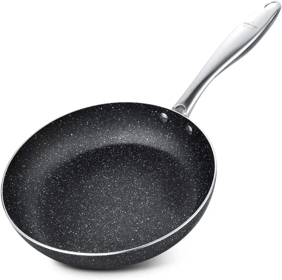 (Store Closing Sale) Frying Pan 9.5 Inch, Stone-Derived Nonstick Coating Skillets