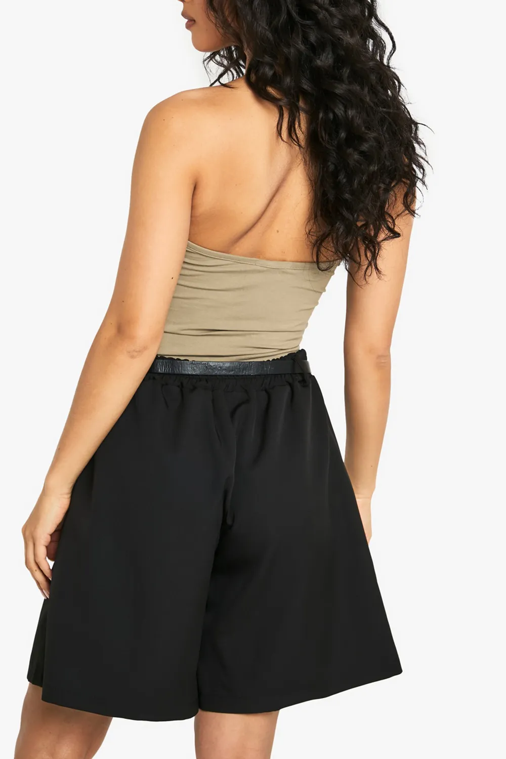 Wide-Leg Light And Breathable Women's High-Waisted Shorts