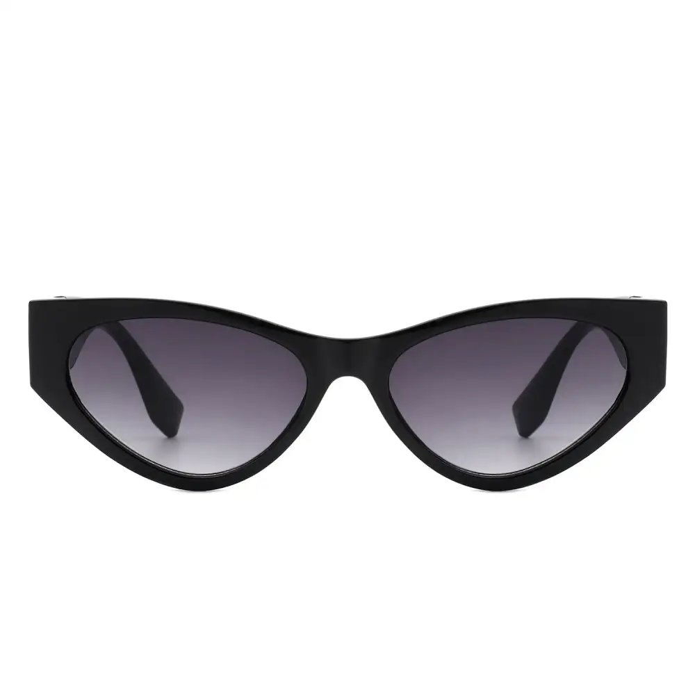 Textured Cat Eye Frame Sunglasses