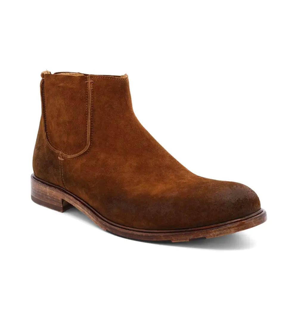 Back Zip Suede Heritage Ankle Boots