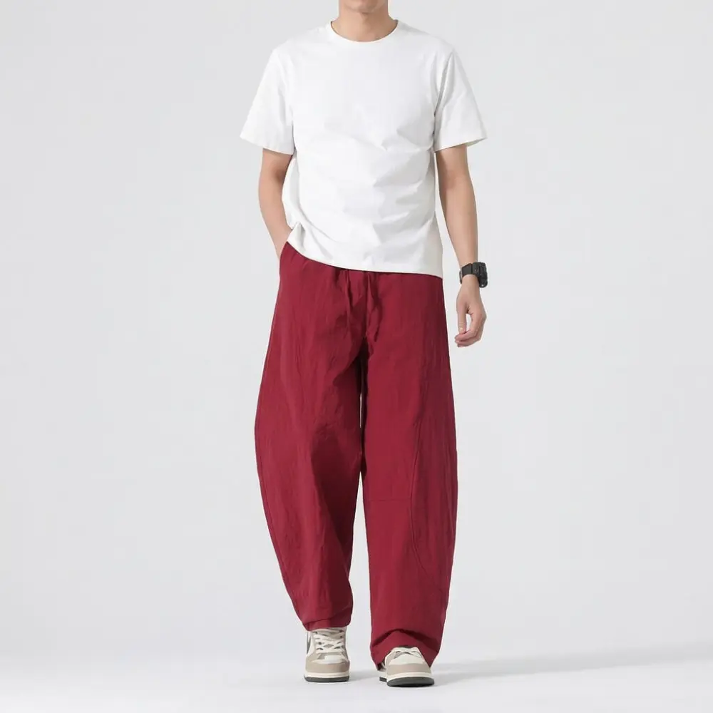 Structured Wide Leg Pants