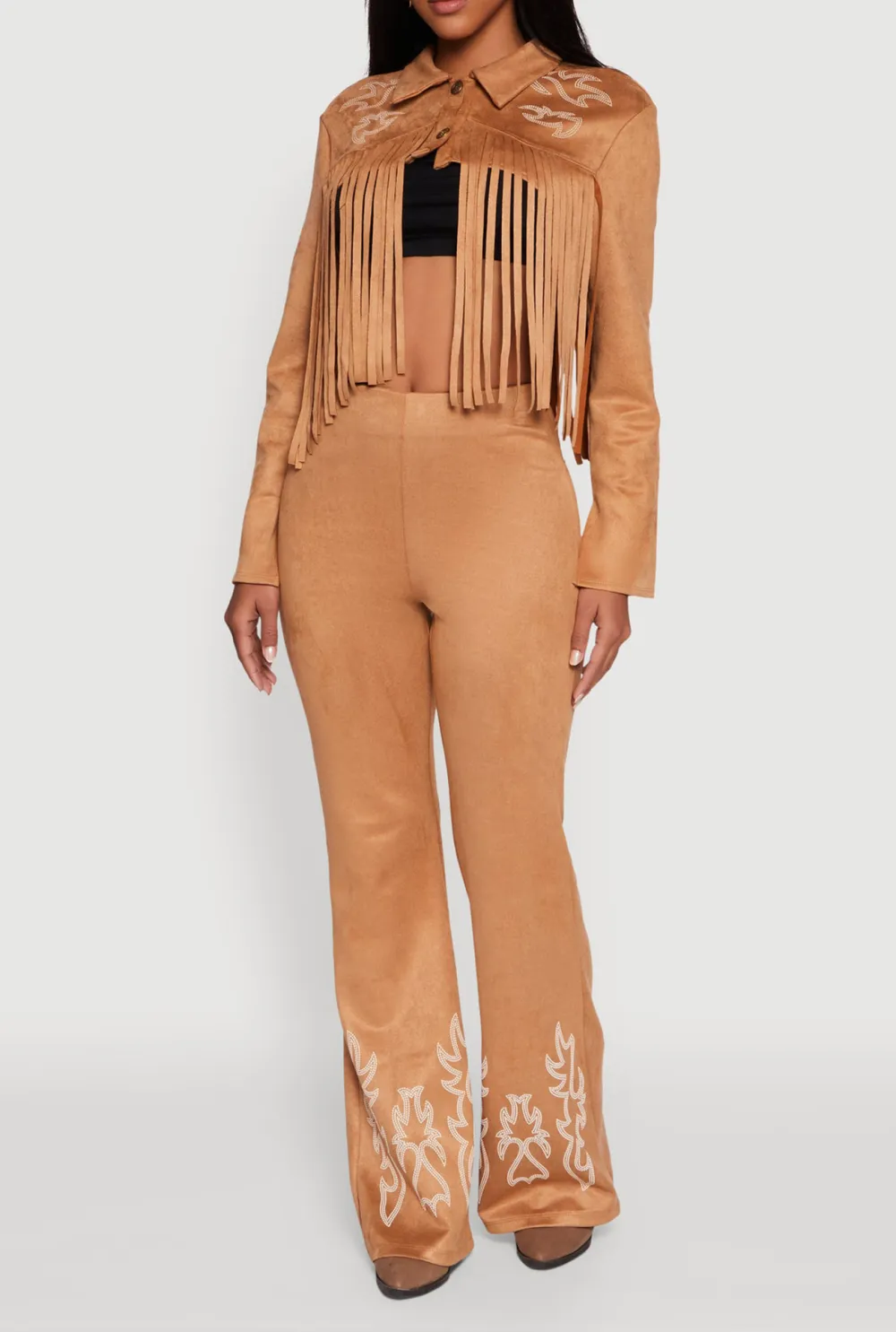Long Sleeved Tassel Jacket
