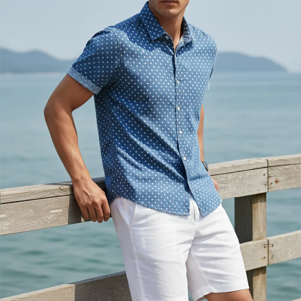 Relaxed Camp Collar Shirt