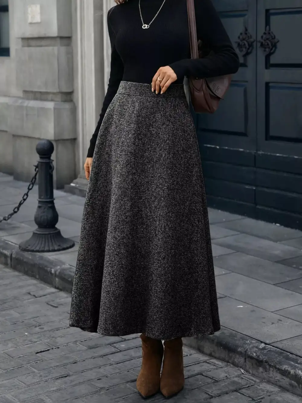 Line Line Midi Skirt