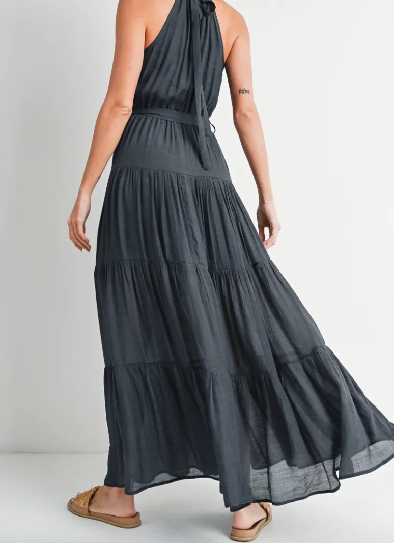 Halter Neck Maxi Dress