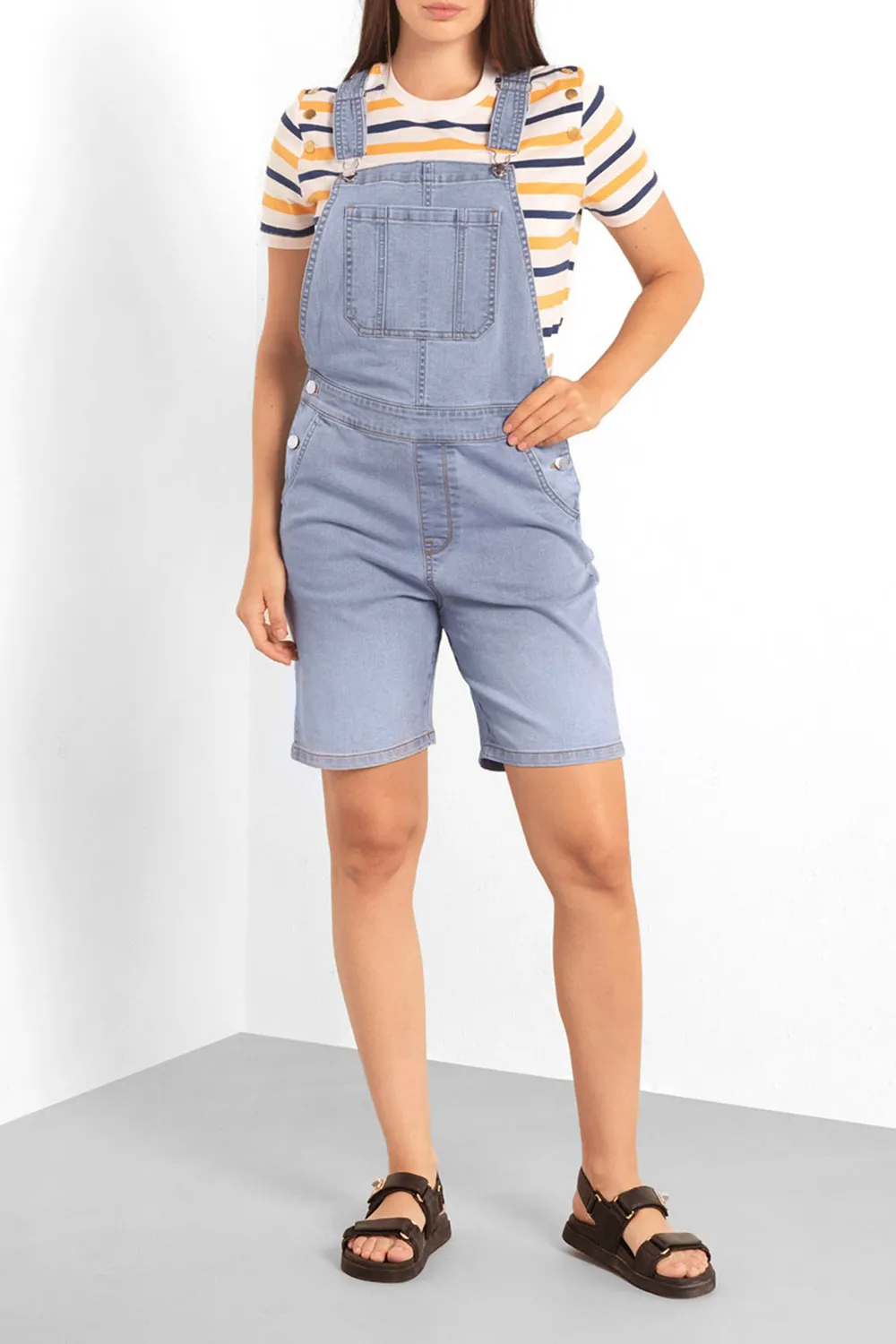 Women's Casual Denim Overalls