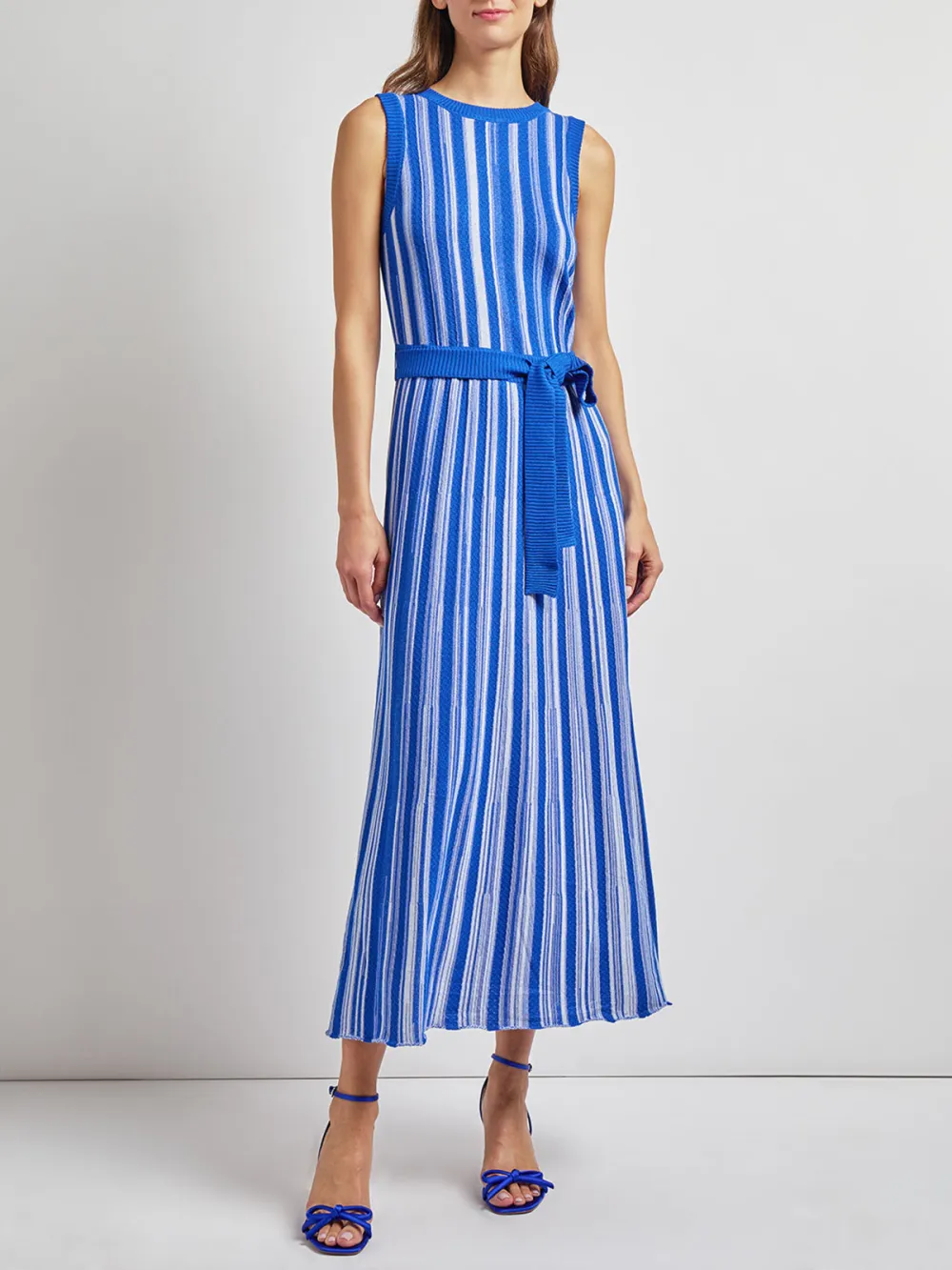 Striped Round Neck Dress