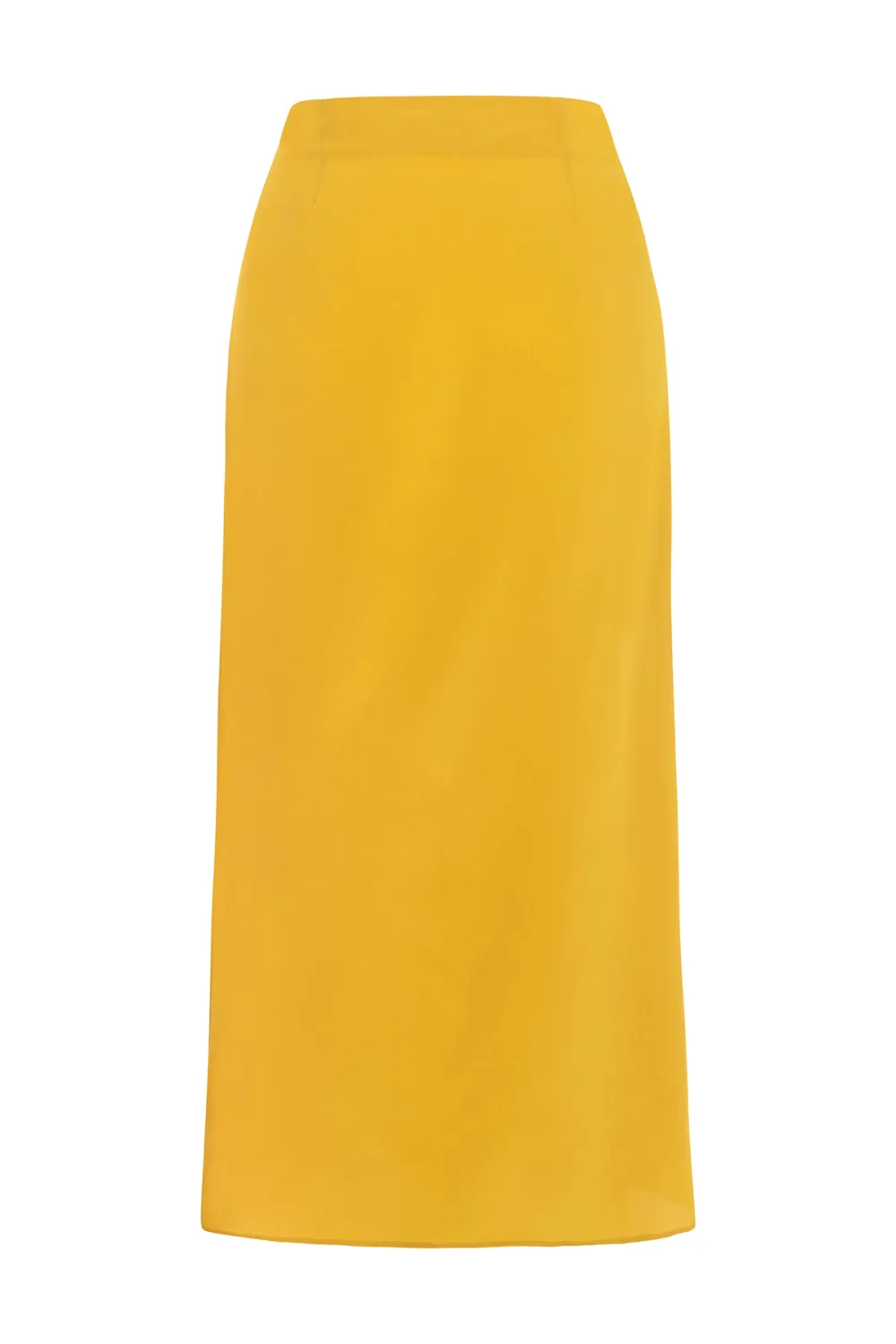 Split Skirt-Mustard