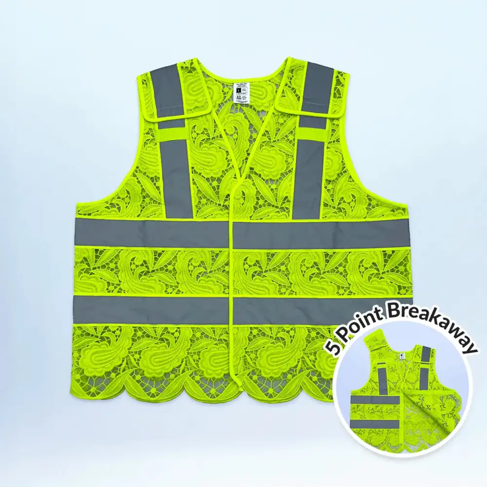 Lace Reflective Safety Vest - Stylish & Secure