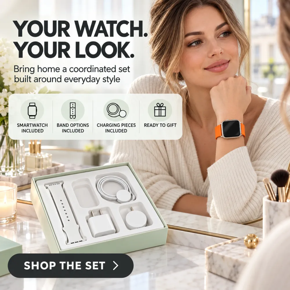 Digital Electronics Bundle (Headphones, Watch, Charging Devices)