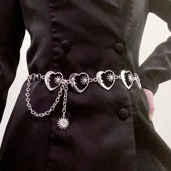 Moon Star Heart Belt