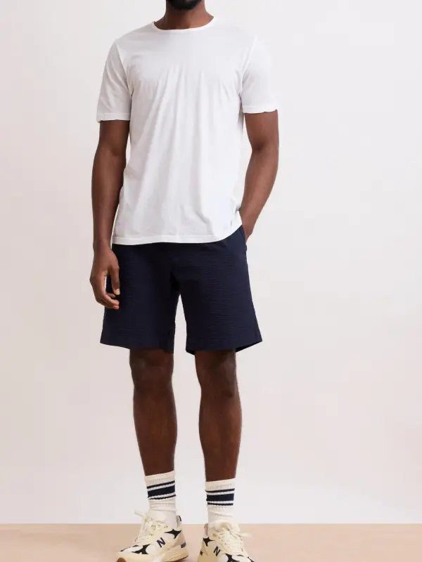 Comfortable Casual Breathable Crew Neck White T-Shirt