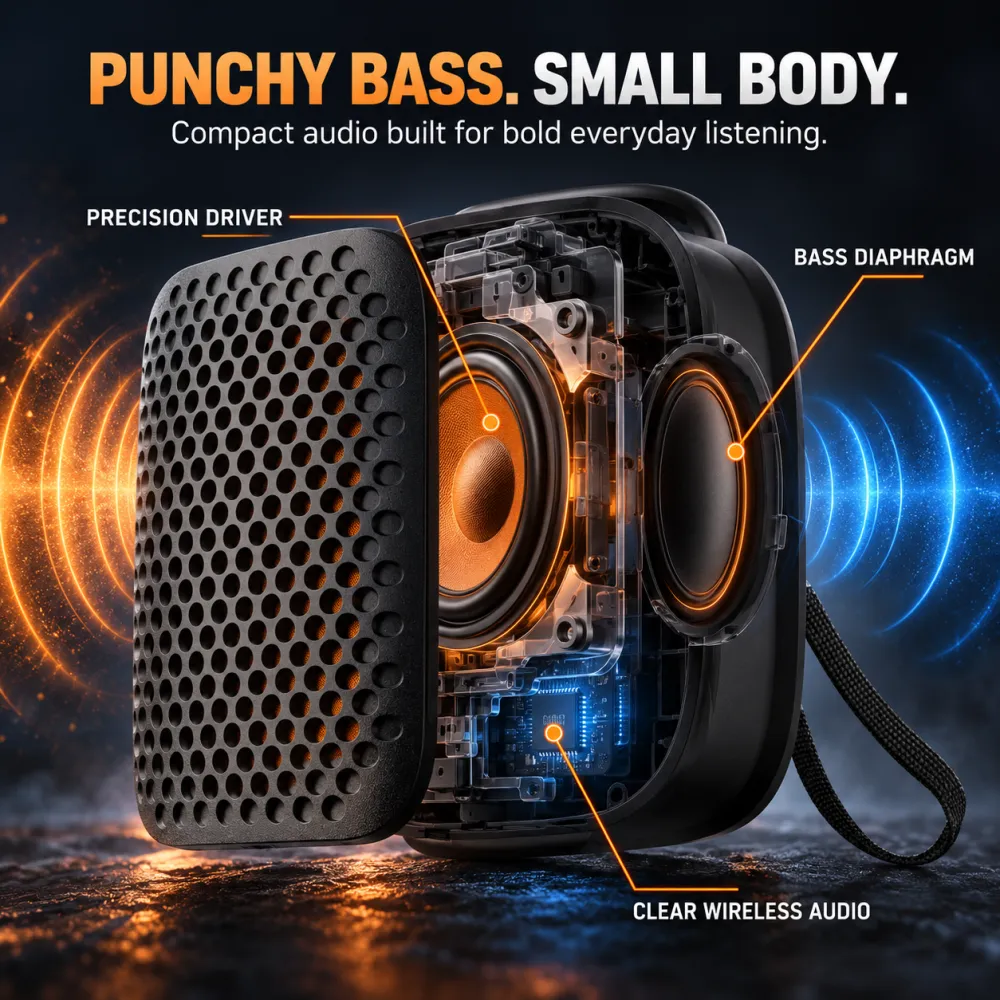 Mini Subwoofer Bluetooth Speaker