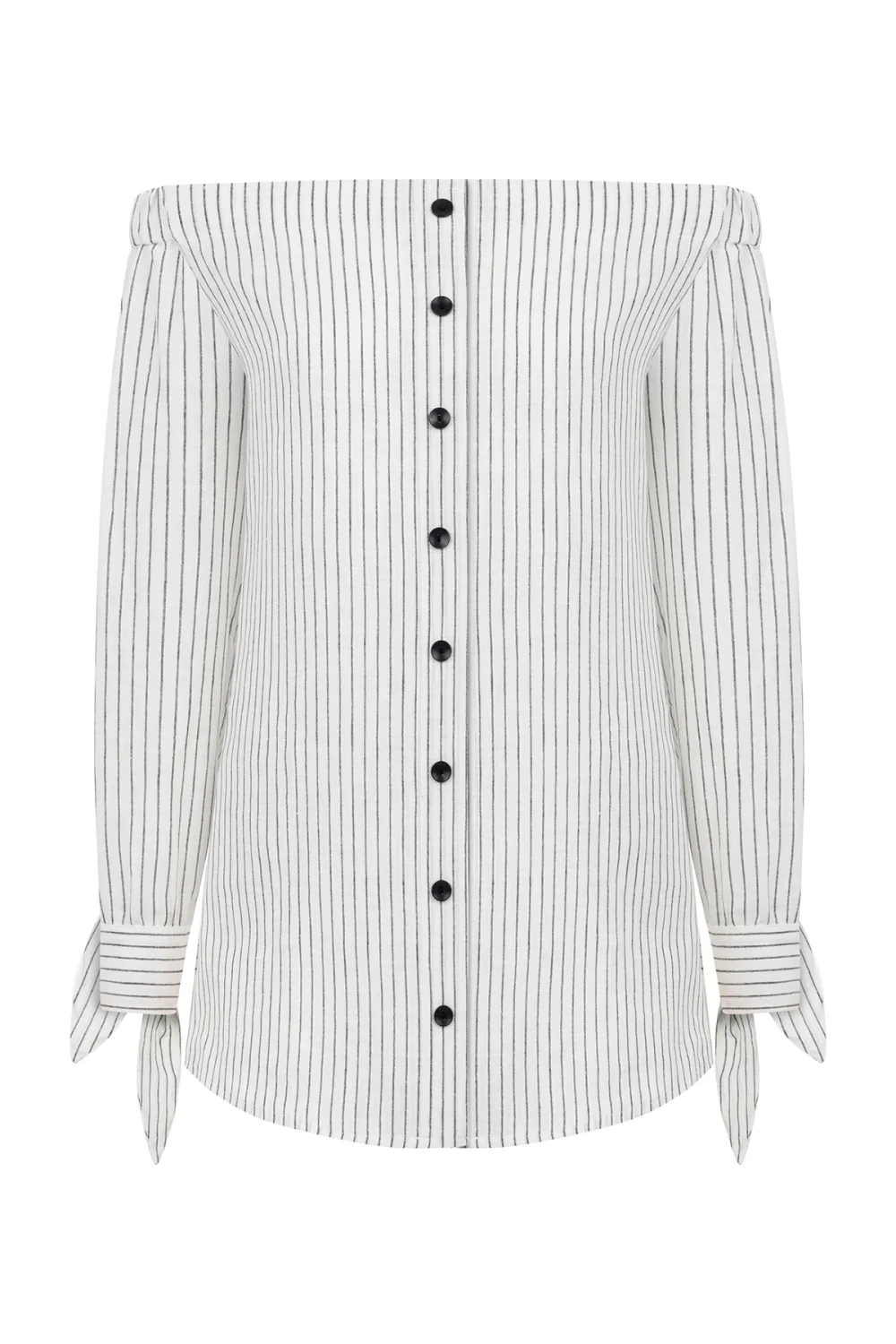 Off The Shoulder Mini Dress-White