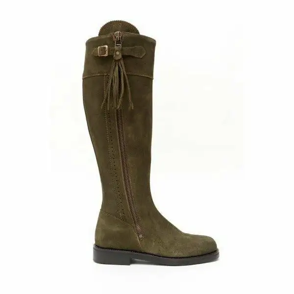Leather Outdoor Riding Boots