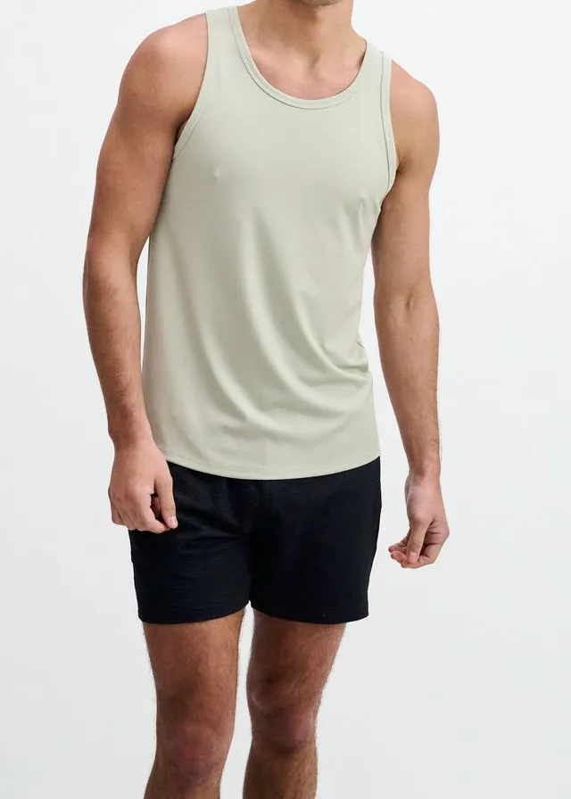 Graphic Ribbed Stretch Tank Top