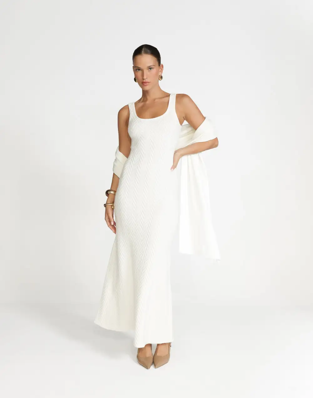 Jacqueline Maxi Dress (Off White)