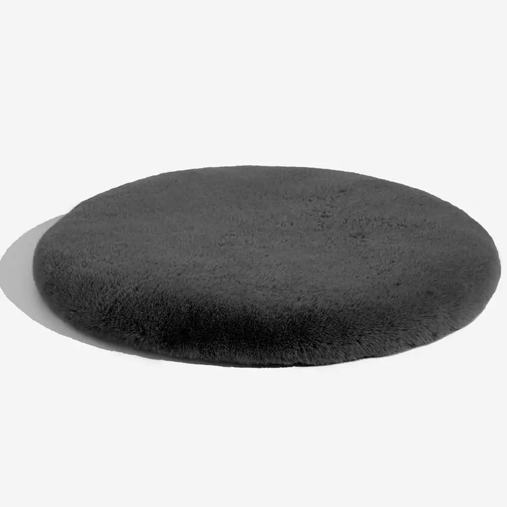 Super Soft Handmade Imitation Fur Round Fluffy Pet Mat