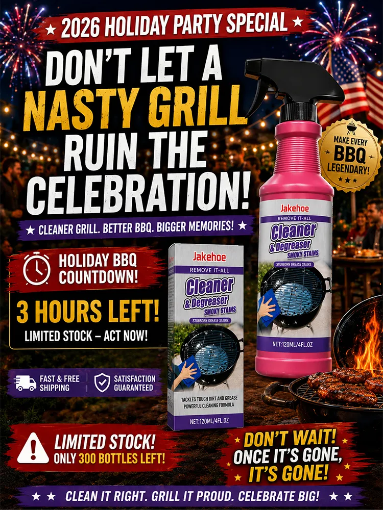 Barbecue grill cleaning agent