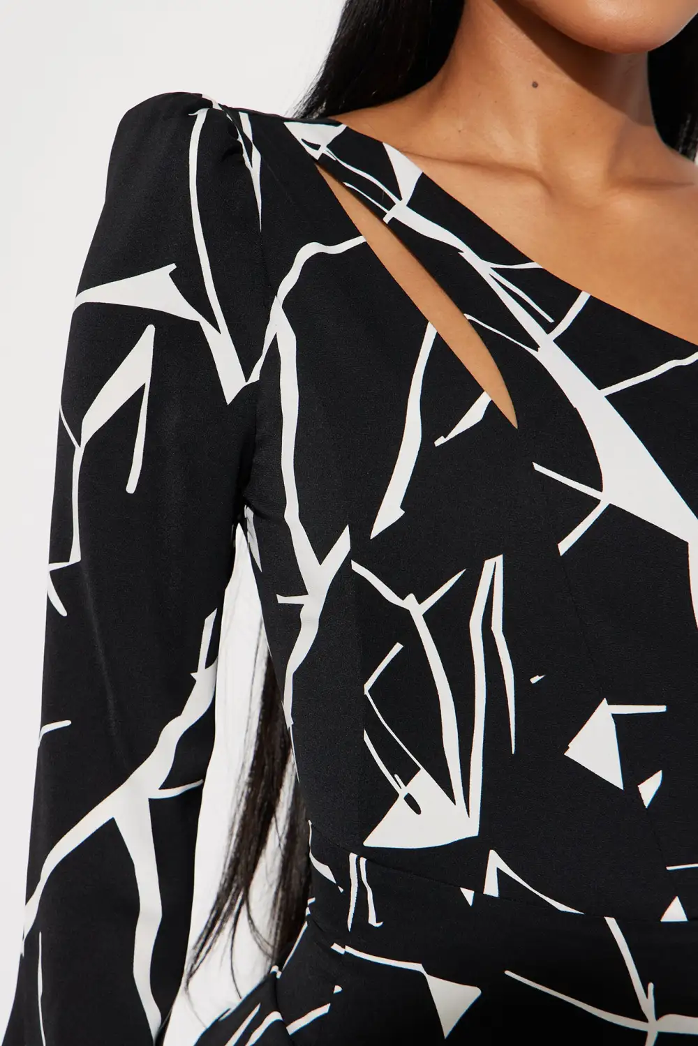Briella One Shoulder Maxi Dress - Black