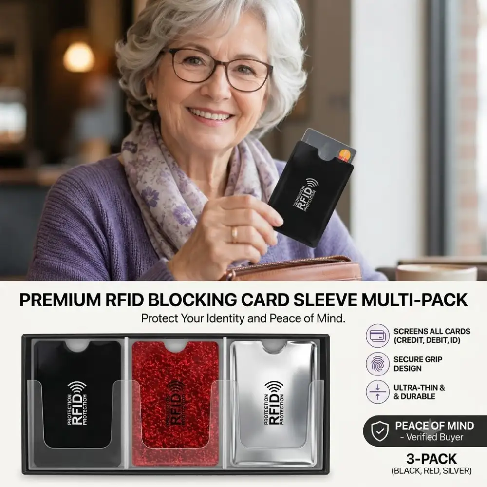 Last Week Promotion 70% OFF - RFID Blocking Card Sleeves