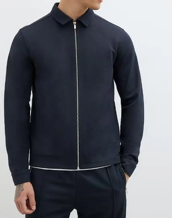 Fashion Casual Navy  Jacket Men's  Coat