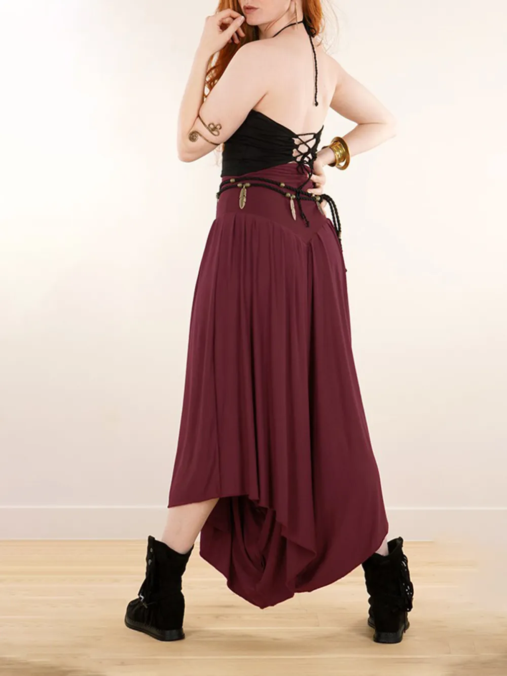 Skirted Harem Pant 2in1 Dress