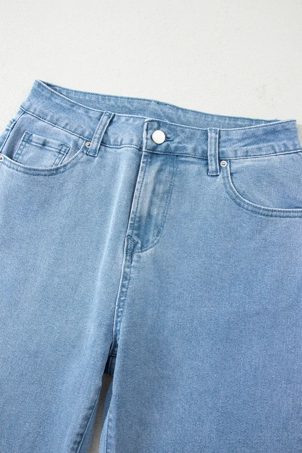 Wide Leg Cropped  High Jeans